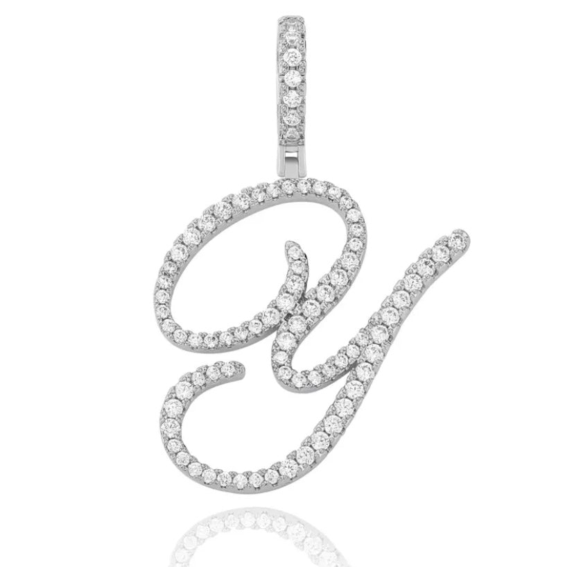 Script Letter Necklace